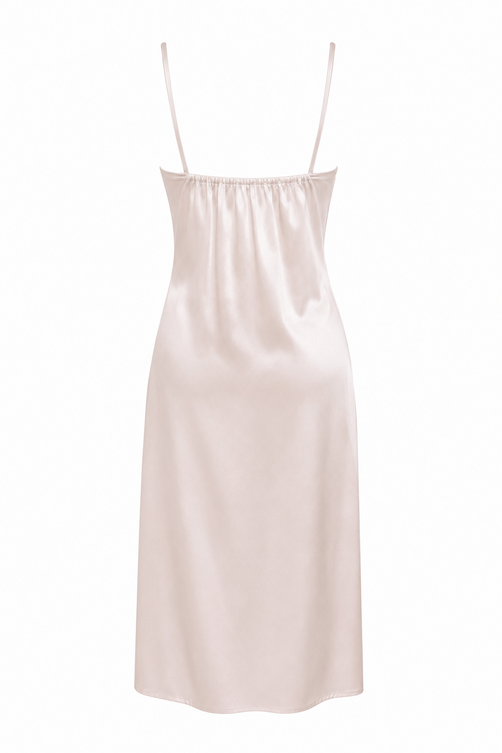 Nacre Exclusive Bej Dantelli Saten Gecelik