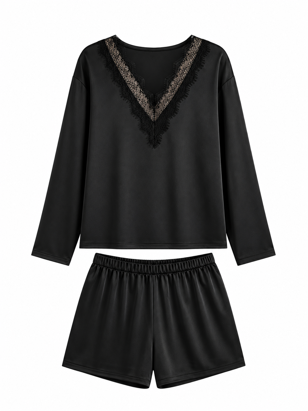 Amber Luxury Saten Pijama Takımı
