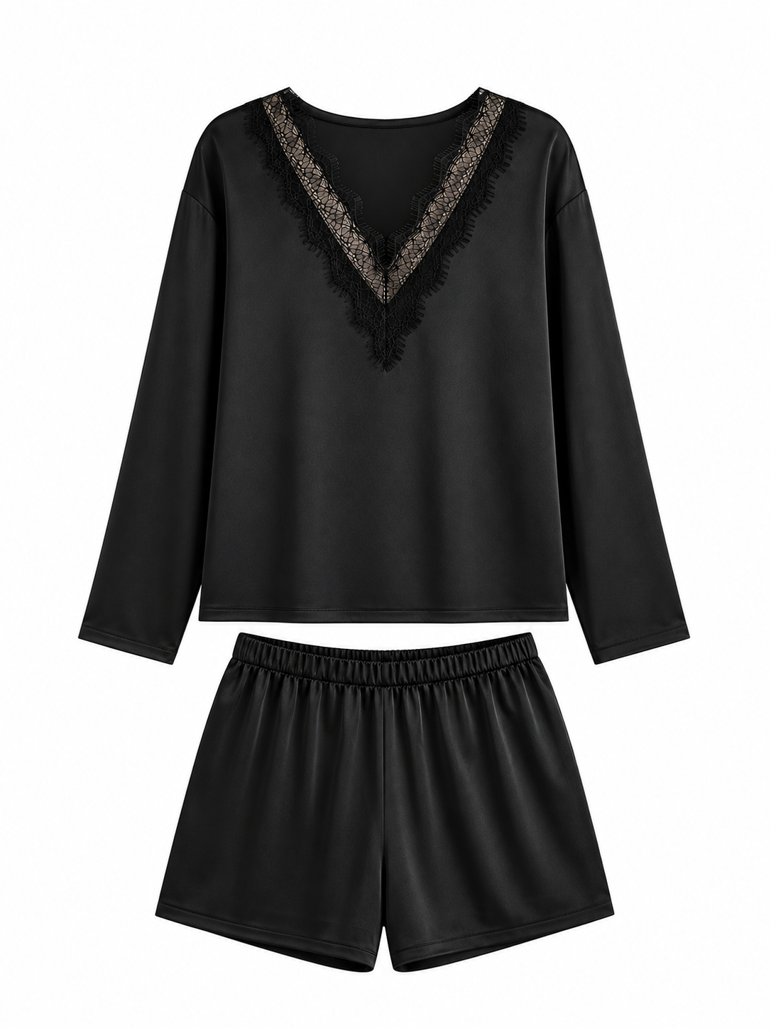 Amber Luxury Saten Pijama Takımı