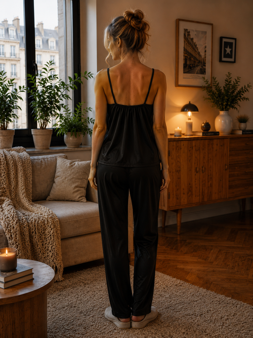 Gaia Luxury Saten Pijama Takımı