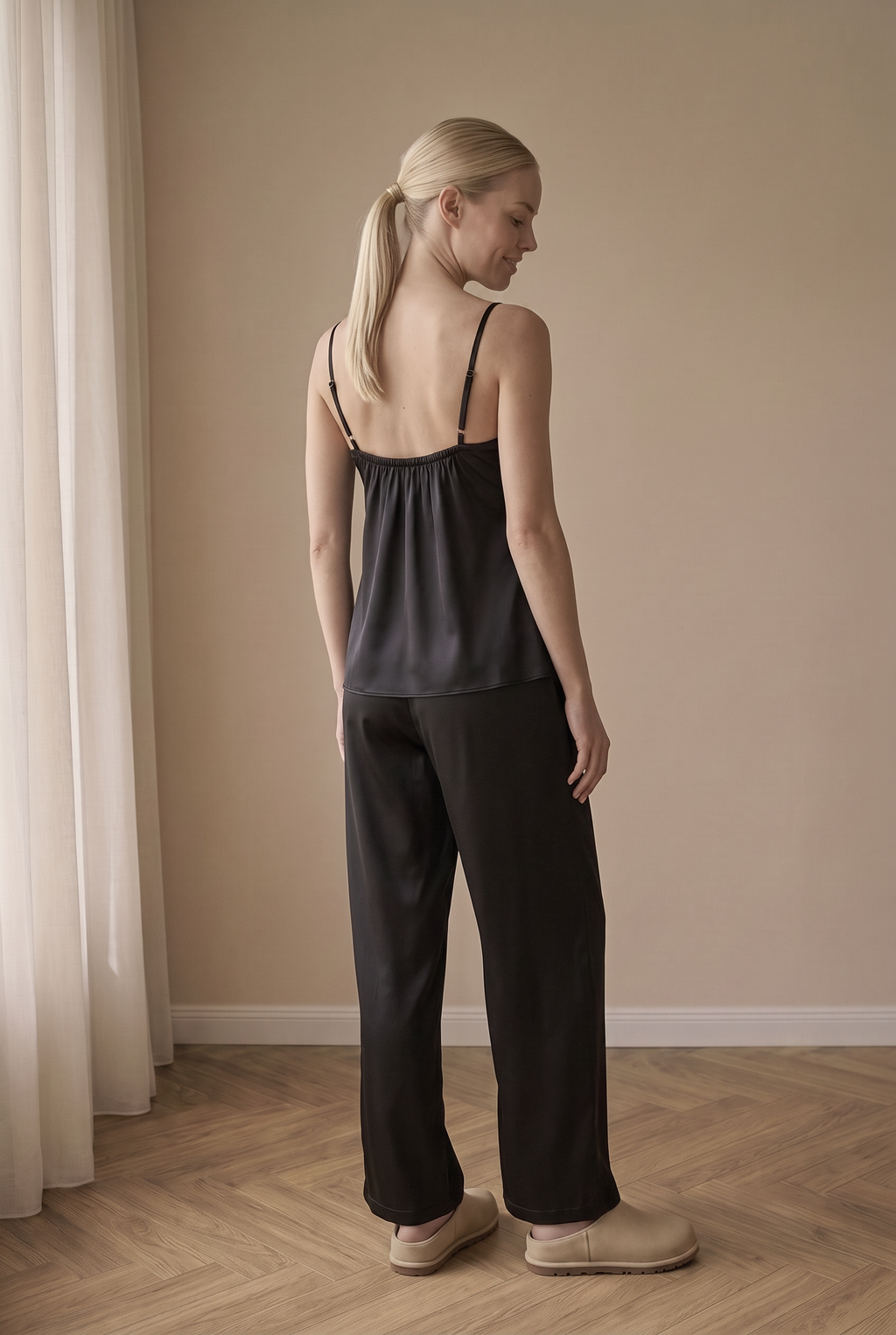Gaia Luxury Saten Pijama Takımı