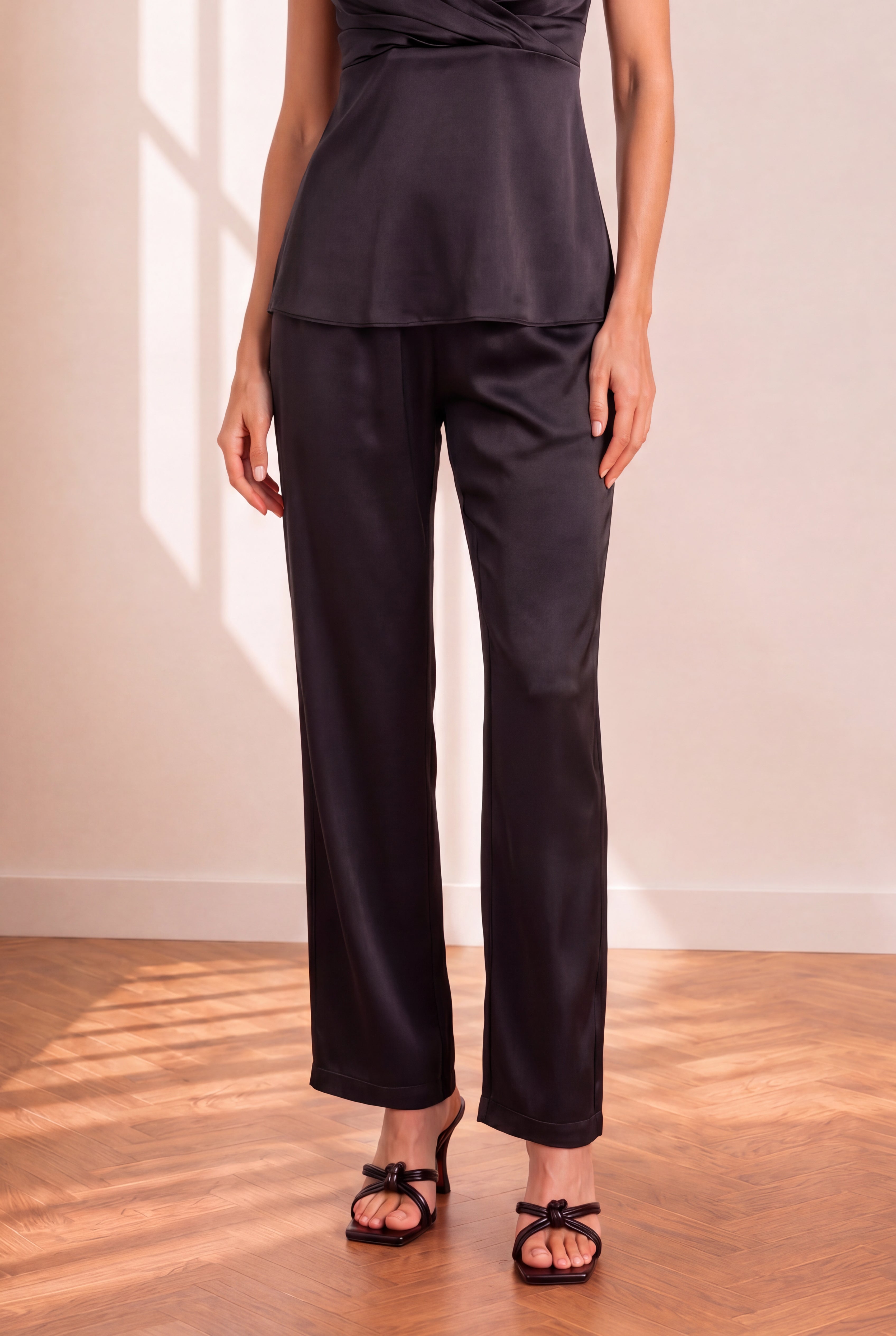 Gaia Luxury Saten Pijama Takımı