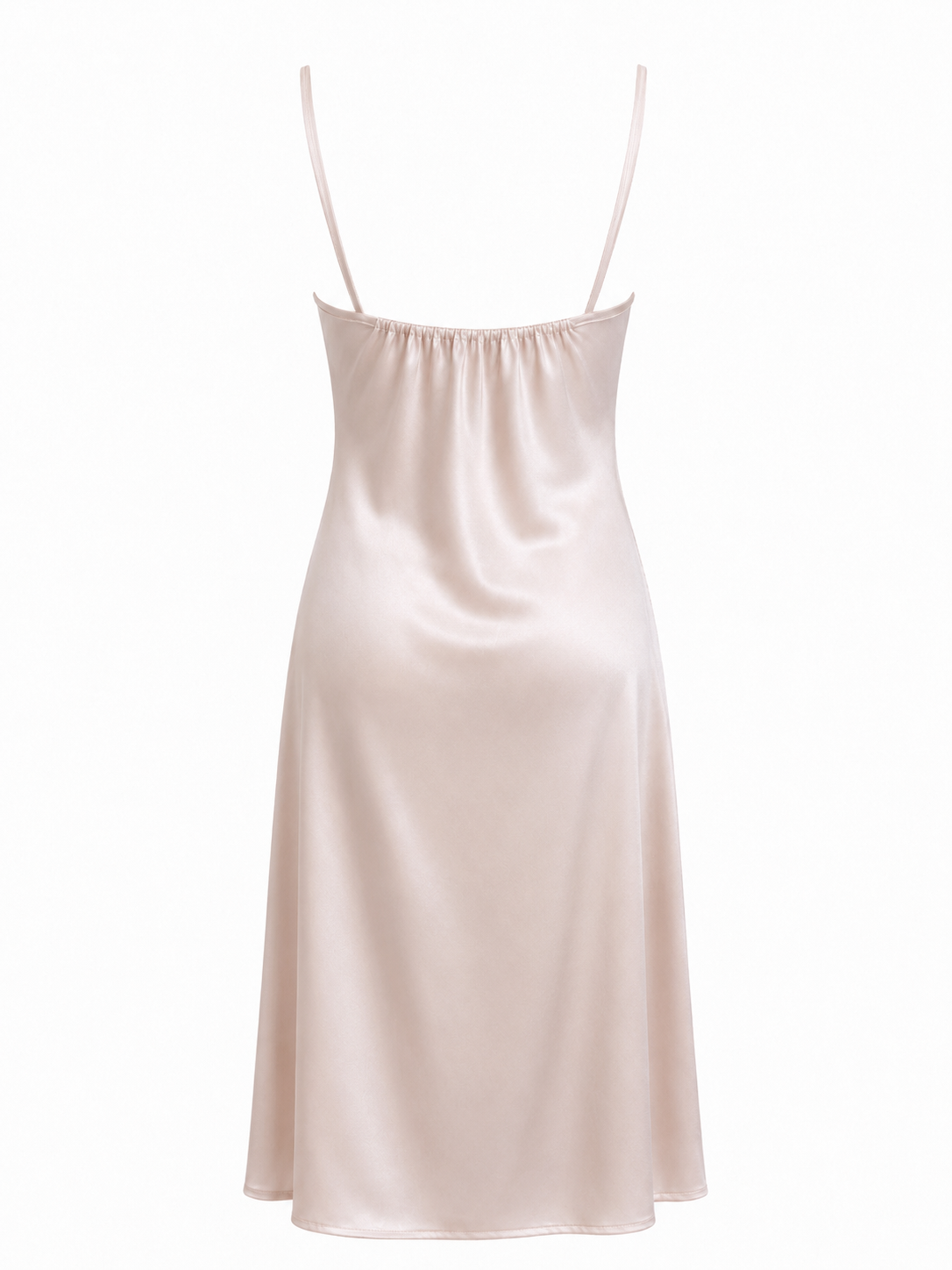 Nacre Exclusive Bej Dantelli Saten Gecelik